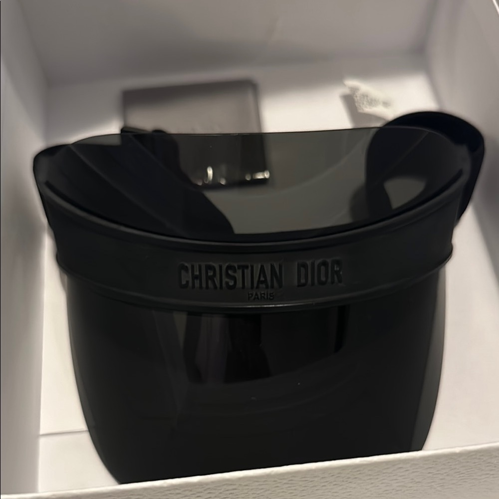 Christian Dior Black Visor